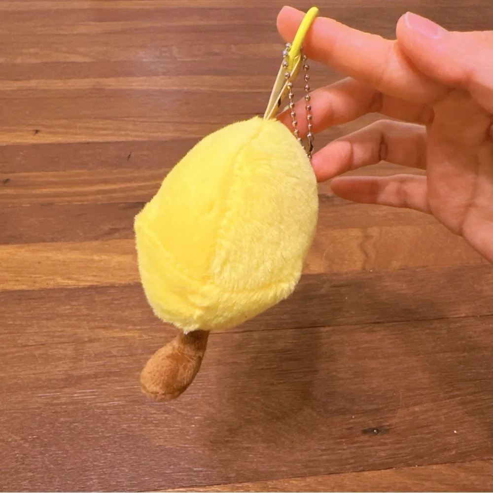 Cute Lemon Plush Keychain Soft Fruit Charm Kawaii Bag Pendant Gift New
